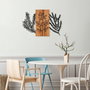 Wallity Triple Herbs - 385 Escultura de pared de madera y metal